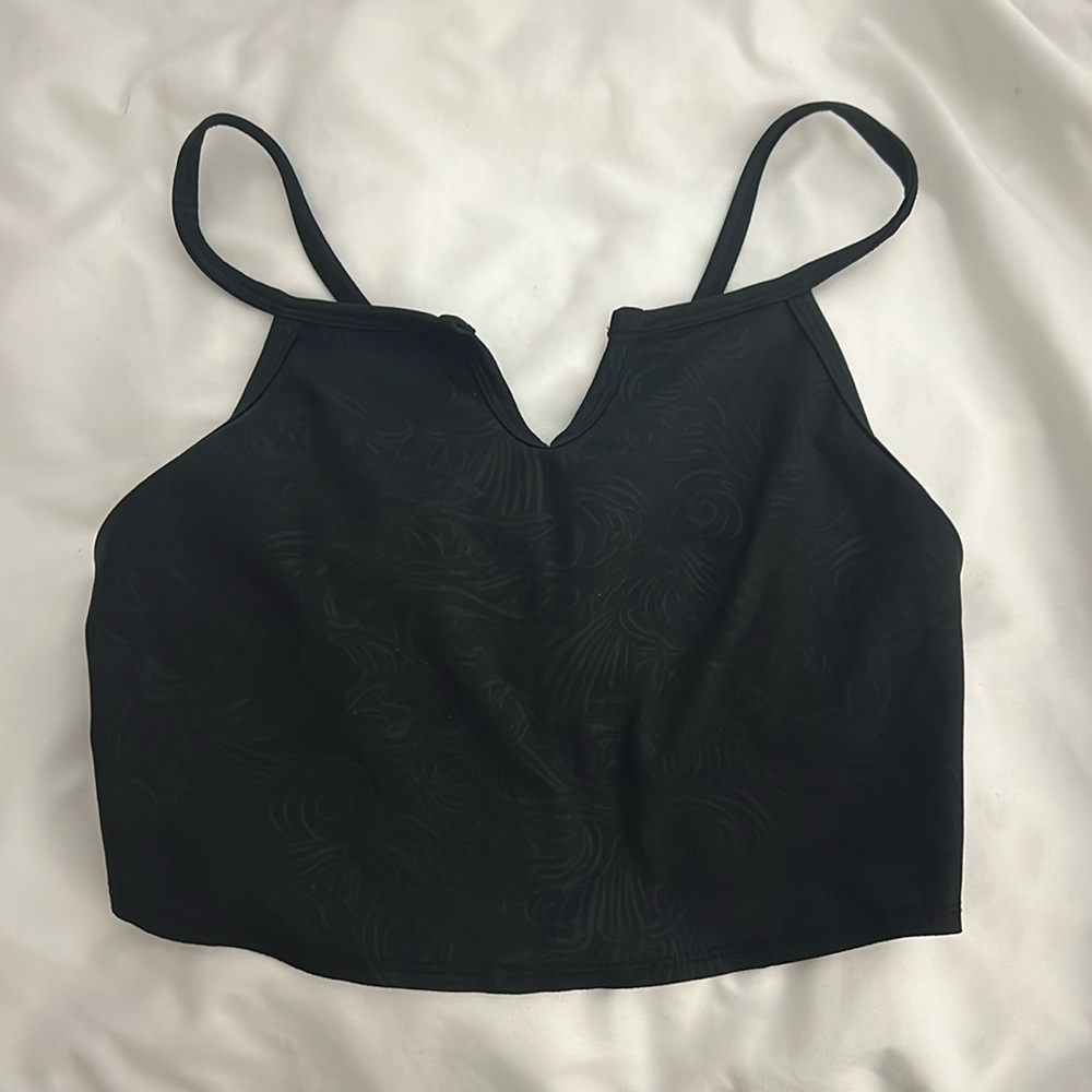 Free People Movement crop top with built in bra